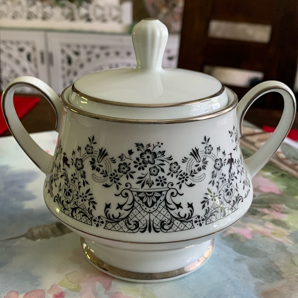 Noritake Geneva 6910 Sugar Bowl Vintage